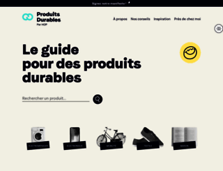 produitsdurables.fr screenshot