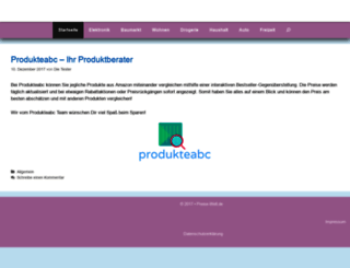 produkteabc.de screenshot