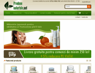 produsenaturiste.net screenshot