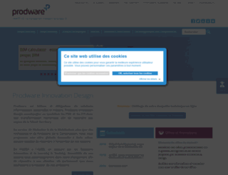 prodware-innovation-design.fr screenshot