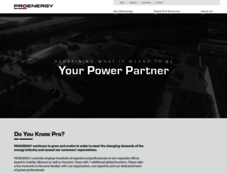 proenergyservices.com screenshot