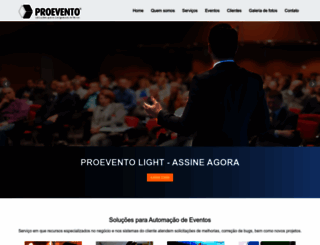 proevento.com.br screenshot