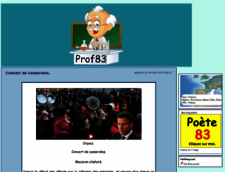 prof83.vefblog.net screenshot