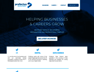 profectusrecruitment.co.uk screenshot