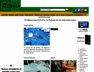 profesiones.com.mx screenshot