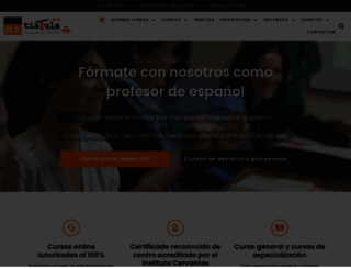 profesoresdeespanol.com screenshot