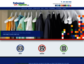 professional-organizer.com screenshot