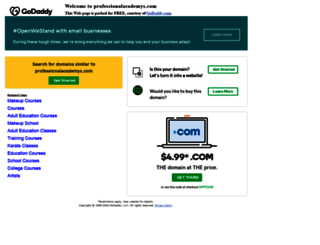 professionalacademys.com screenshot