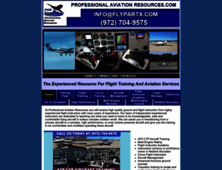 professionalaviationresources.com screenshot