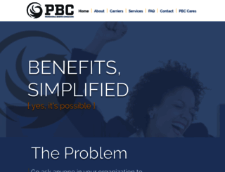professionalbenefitsconsultants.com screenshot
