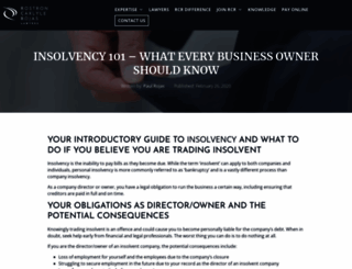 professionalinsolvencyservices.com screenshot