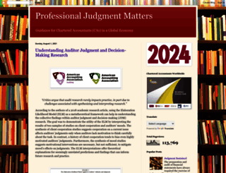 professionaljudgmentmatters.blogspot.com screenshot