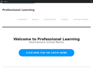 professionallearning.ism-online.org screenshot