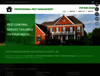 professionalpestmanagement.net screenshot