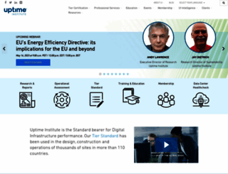 professionalservices.uptimeinstitute.com screenshot