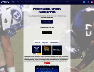 professionalsportshandicapping.com screenshot