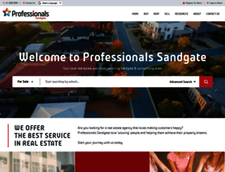 professionalssandgate.com.au screenshot