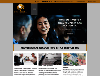 professionaltaxinc.com screenshot