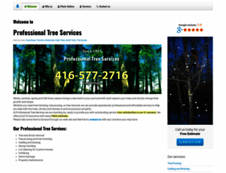 professionaltreeservices.ca screenshot