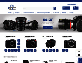 professionalvideostore.com screenshot
