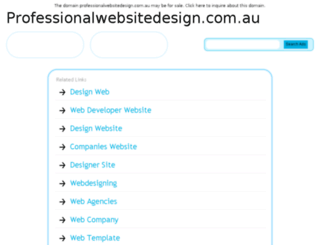 professionalwebsitedesign.com.au screenshot