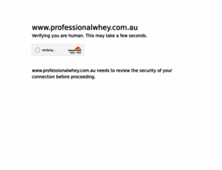 professionalwhey.com.au screenshot