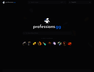 professions.gg screenshot