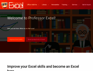 professor-excel.com screenshot