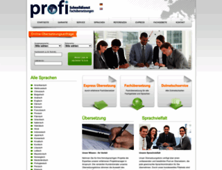 profi-fachuebersetzungen.com screenshot