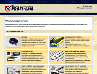 profi-lam.com.pl screenshot