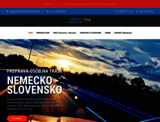 profi-tour.sk screenshot