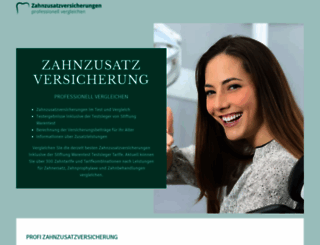 profi-zahnzusatzversicherung.de screenshot