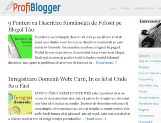 profiblogger.ro screenshot