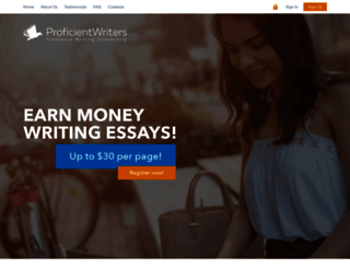 proficientwriters.com screenshot