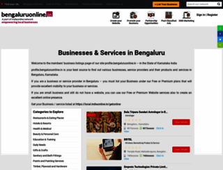 profile.bengaluruonline.in screenshot