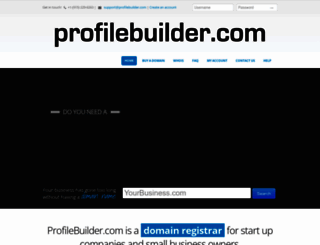 profilebuilder.com screenshot
