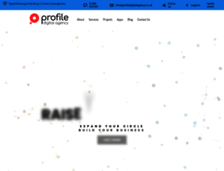 profiledigitalagency.co.uk screenshot