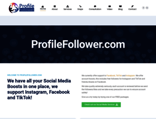 profilefollower.com screenshot