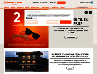 profiloptik.dk screenshot