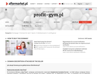 profit-gym.pl screenshot
