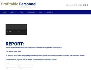 profitablepersonnel.com screenshot
