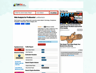 profitcentral.in.cutestat.com screenshot