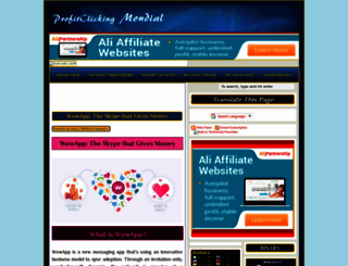 profitclickingmondial.blogspot.com screenshot