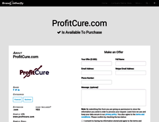 profitcure.com screenshot