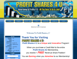 profitshares4u.com screenshot