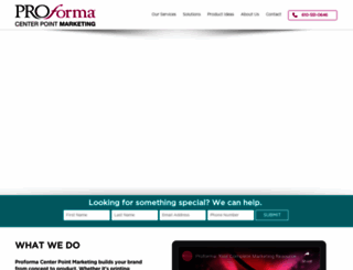 proformacenterpointmarketing.com screenshot