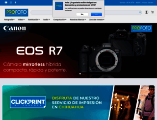 profoto.com.mx screenshot