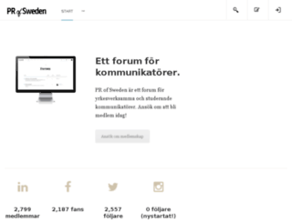profsweden.ning.com screenshot