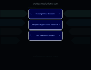profteamsolutions.com screenshot