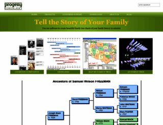 progenygenealogy.com screenshot